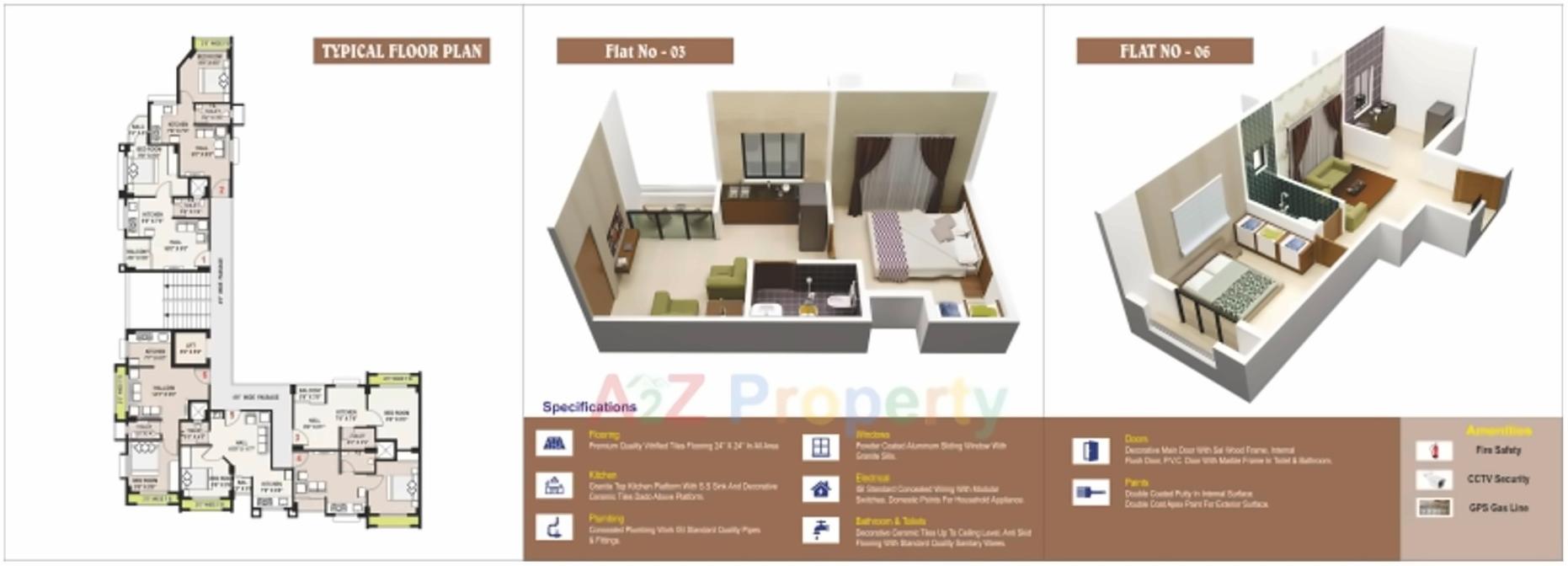 Layout of real estate project Nyra located at Valsad, Valsad, Gujarat