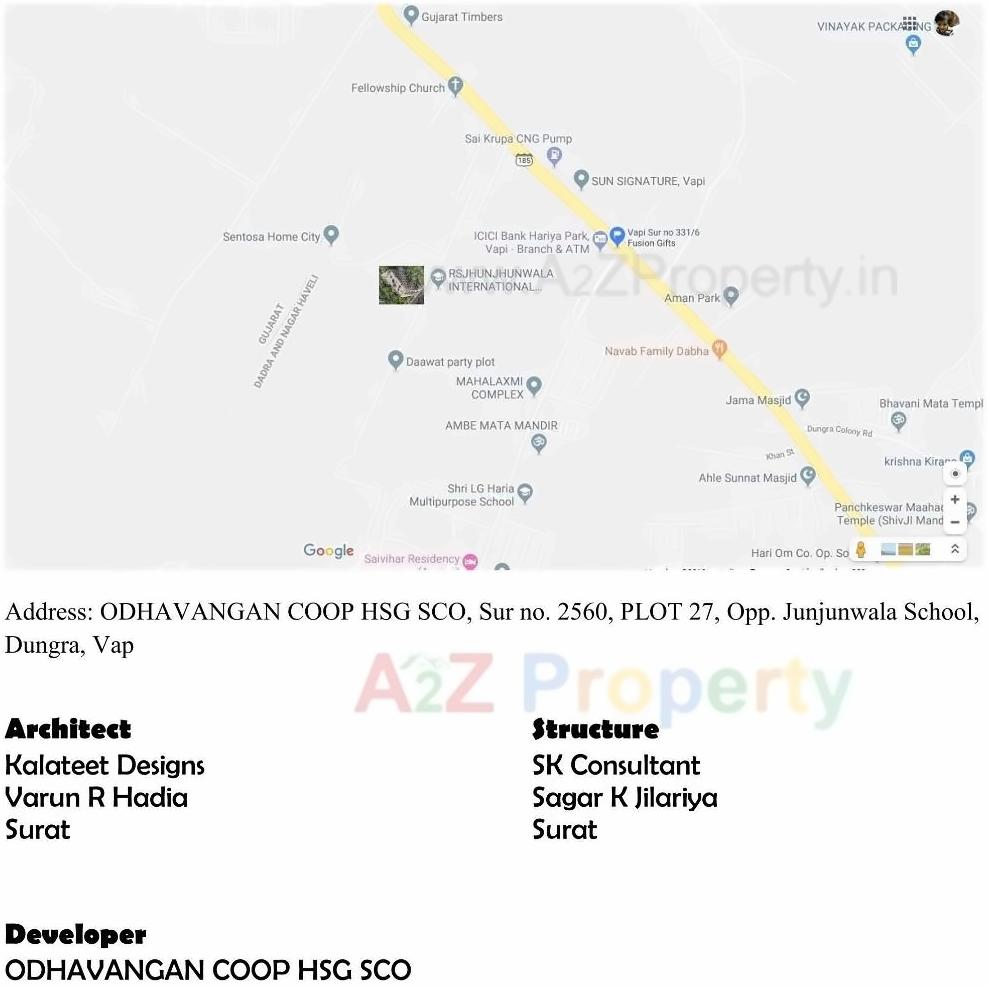  of real estate project Odhavangan Co Op Hsg Soc located at Dungra, Valsad, Gujarat