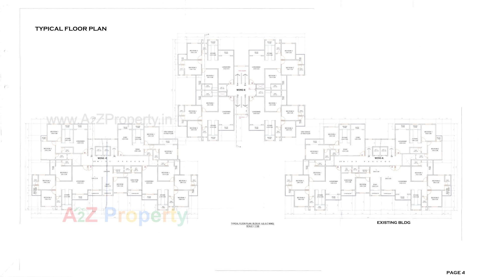 Layout of real estate project Om Elysium located at Umbergaon, Valsad, Gujarat