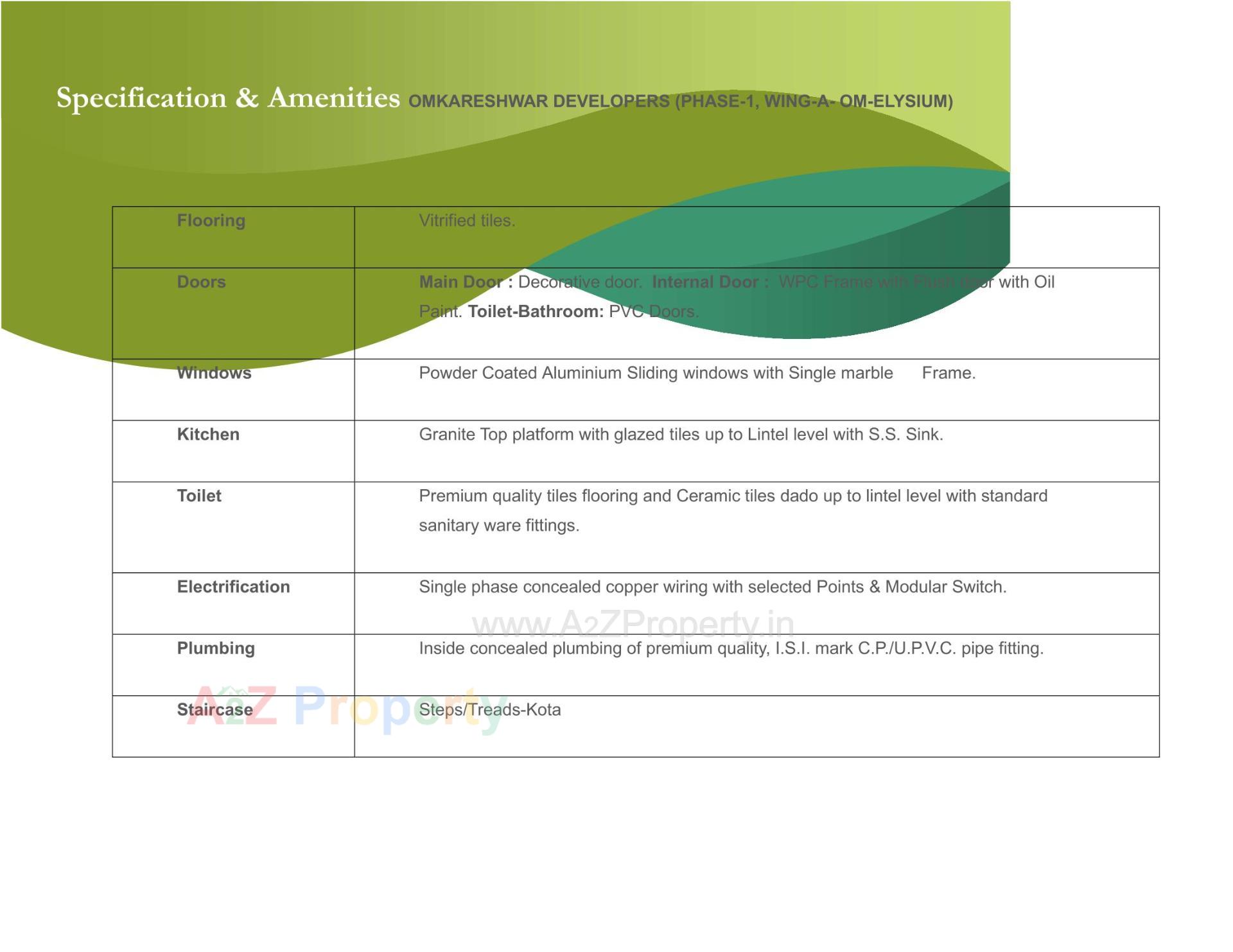  of real estate project Om Elysium located at Umbergaon, Valsad, Gujarat