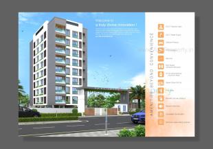 Elevation of real estate project Om Eminence located at Halar, Valsad, Gujarat