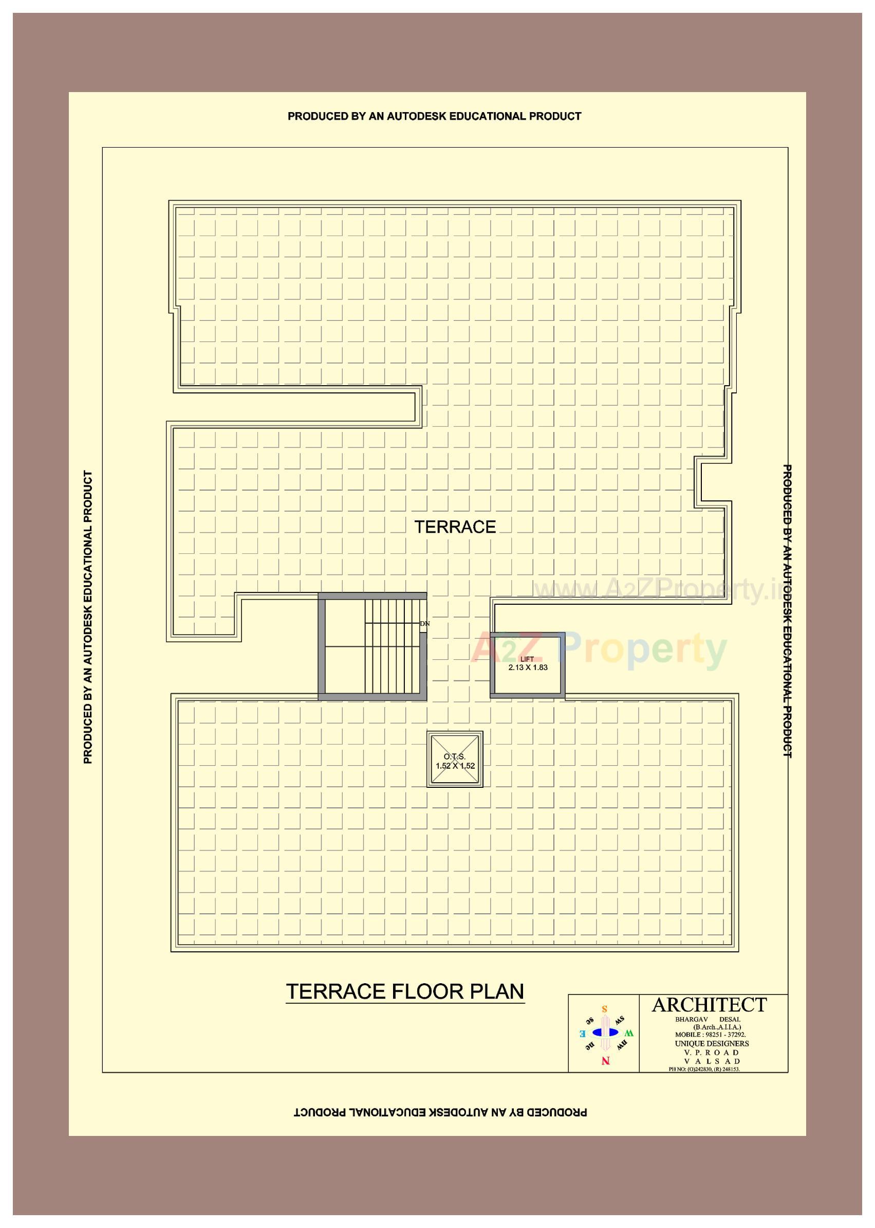 Layout of real estate project Paras Apartment located at Valsad, Valsad, Gujarat
