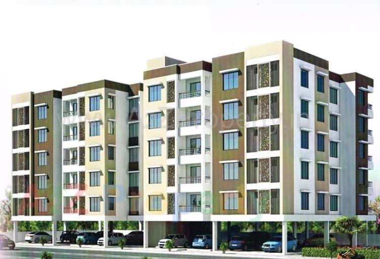 3D Elevation of real estate project Pavan Heights located at Pardi, Valsad, Gujarat