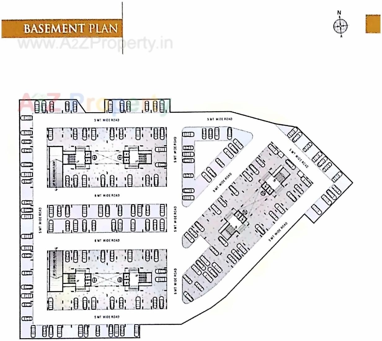 Layout of real estate project Pramukh Aura located at Chala, Valsad, Gujarat