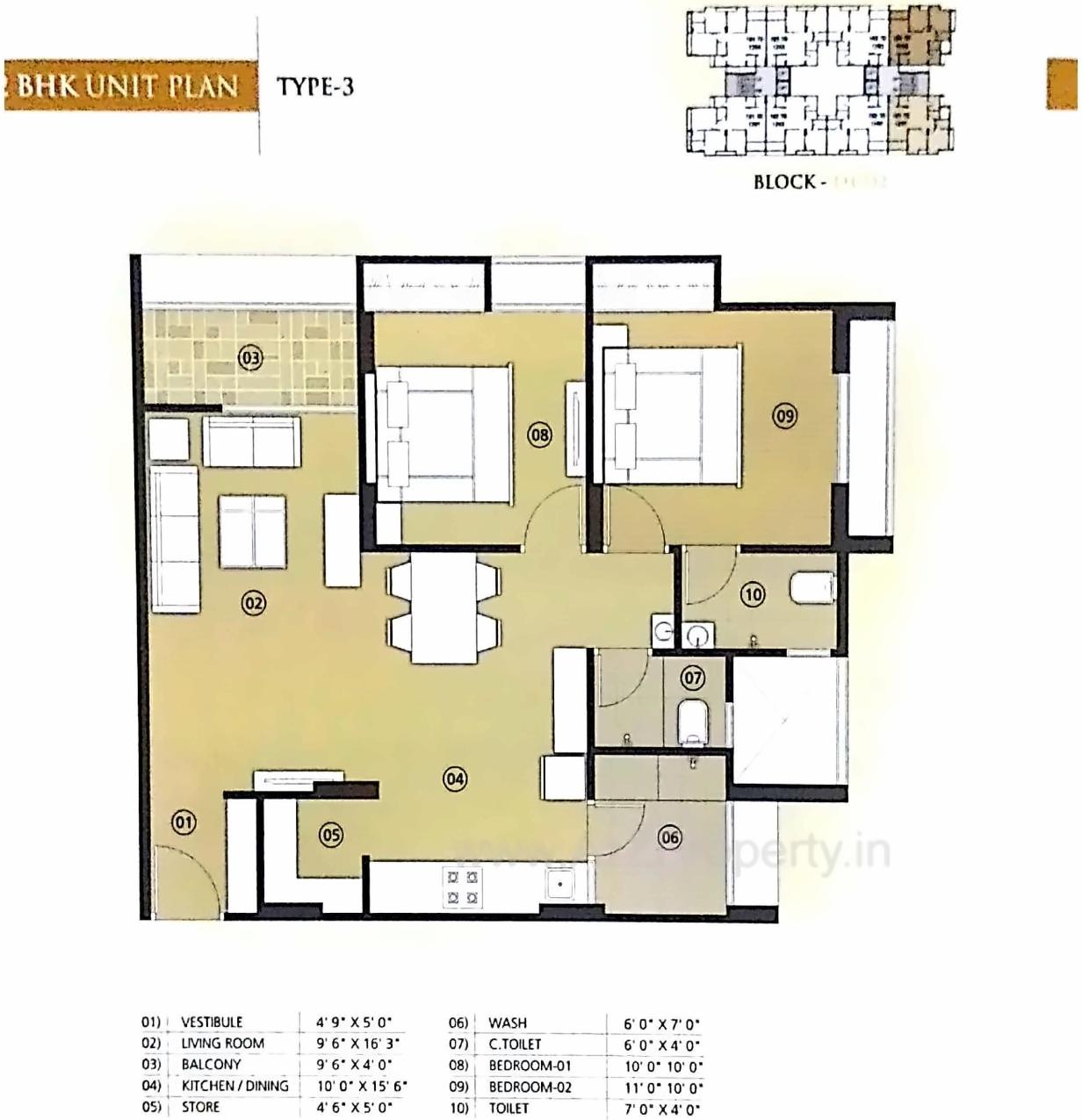 Layout of real estate project Pramukh Aura located at Chala, Valsad, Gujarat