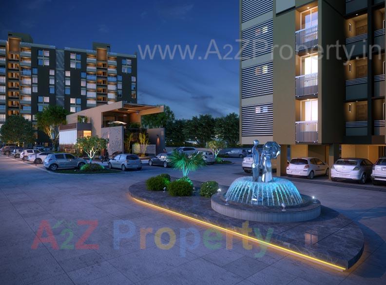 3D Elevation of real estate project Pramukh Oracle located at Chala, Valsad, Gujarat