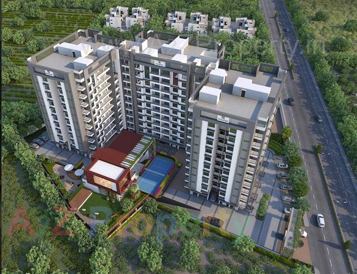 3D Elevation of real estate project Pramukh S located at Chala, Valsad, Gujarat