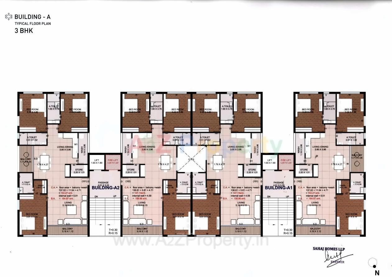 Layout of real estate project Pramukh Solitaire located at Abrama, Valsad, Gujarat