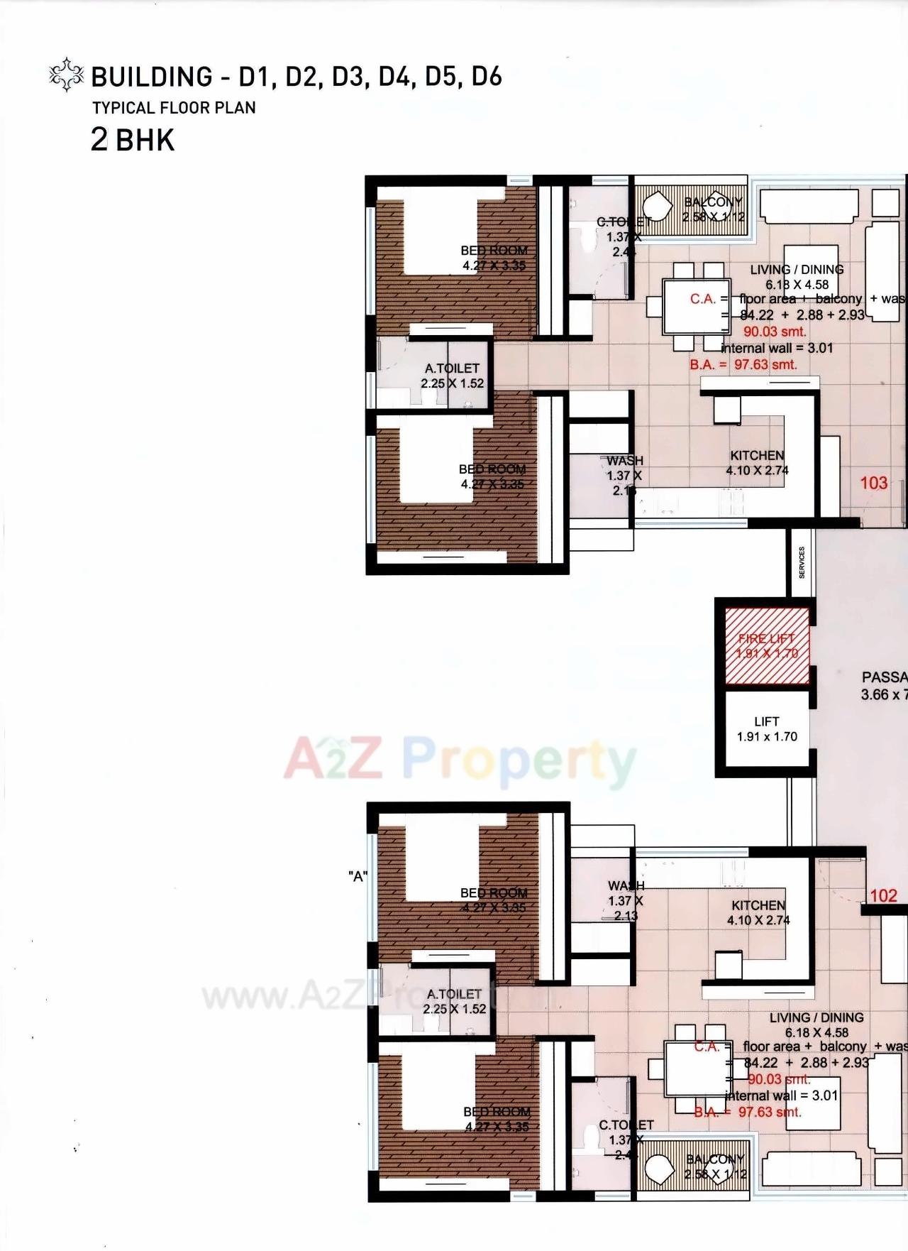 Layout of real estate project Pramukh Solitaire located at Abrama, Valsad, Gujarat