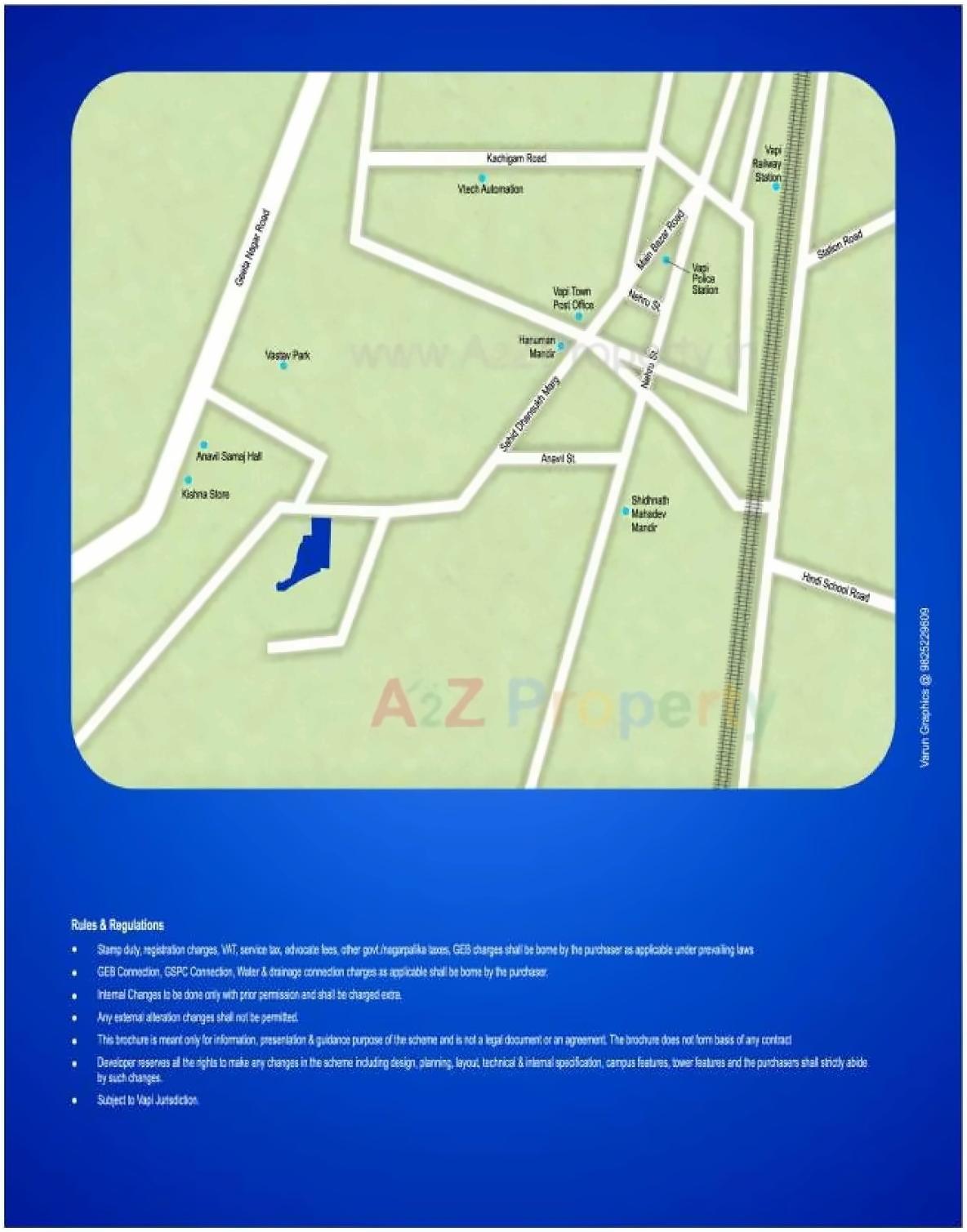  of real estate project Rama Residency located at Vapi, Valsad, Gujarat