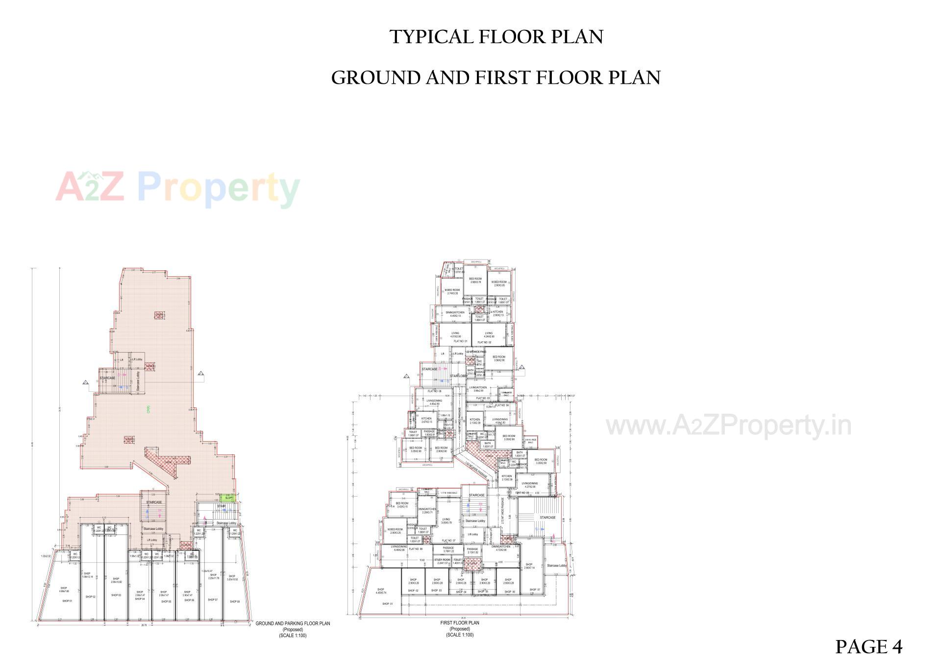 Layout of real estate project Revanta Heights located at Dungra, Valsad, Gujarat