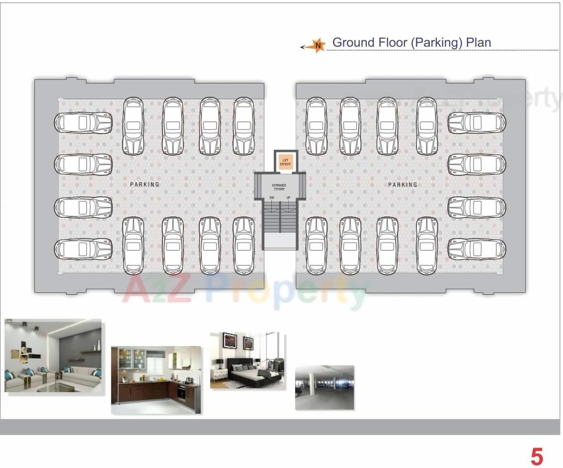 Layout of real estate project Rudra Enclave located at Killa-pardi, Valsad, Gujarat