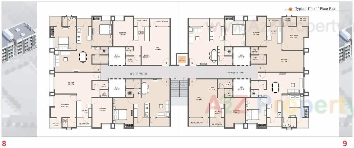 Layout of real estate project Rudra Enclave located at Killa-pardi, Valsad, Gujarat