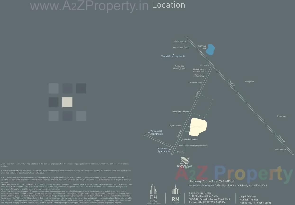  of real estate project Samanvay Park located at Dungra, Valsad, Gujarat