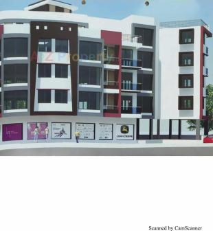 Elevation of real estate project Sanghadia Residency located at Pardi, Valsad, Gujarat