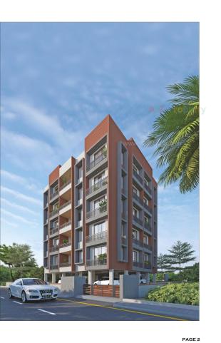 Elevation of real estate project Sanskruti located at Vapi, Valsad, Gujarat