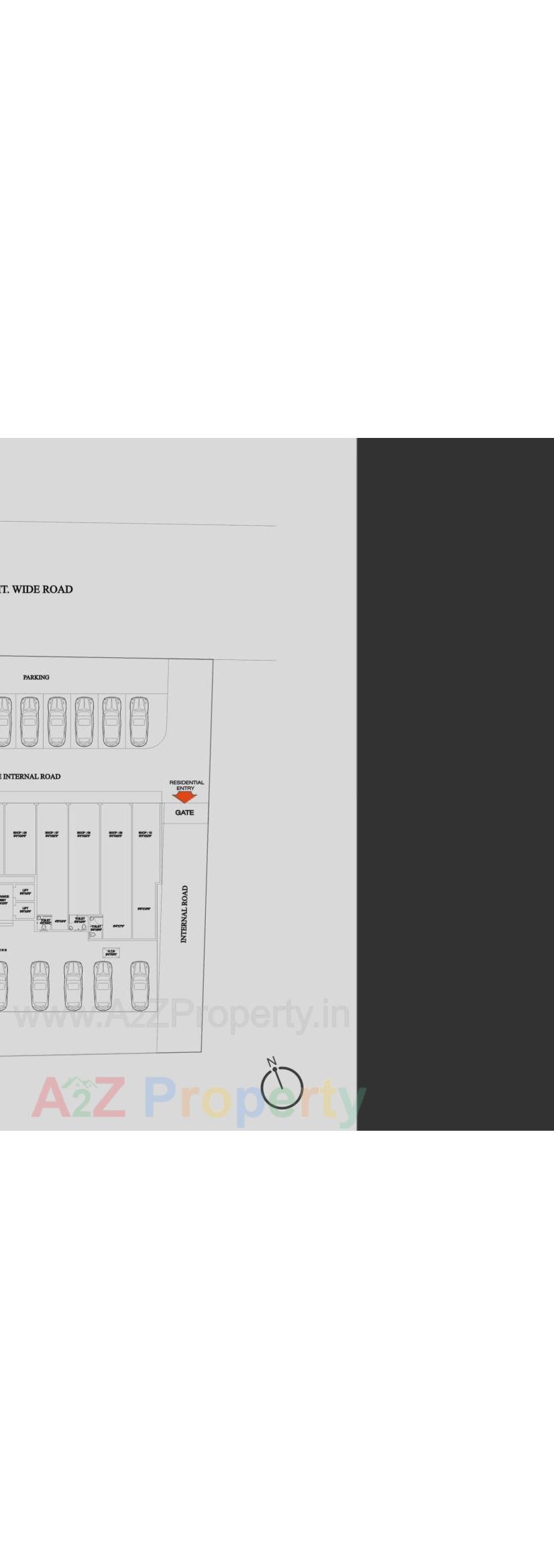 Layout of real estate project Sasa Saanvi located at Valsad, Valsad, Gujarat