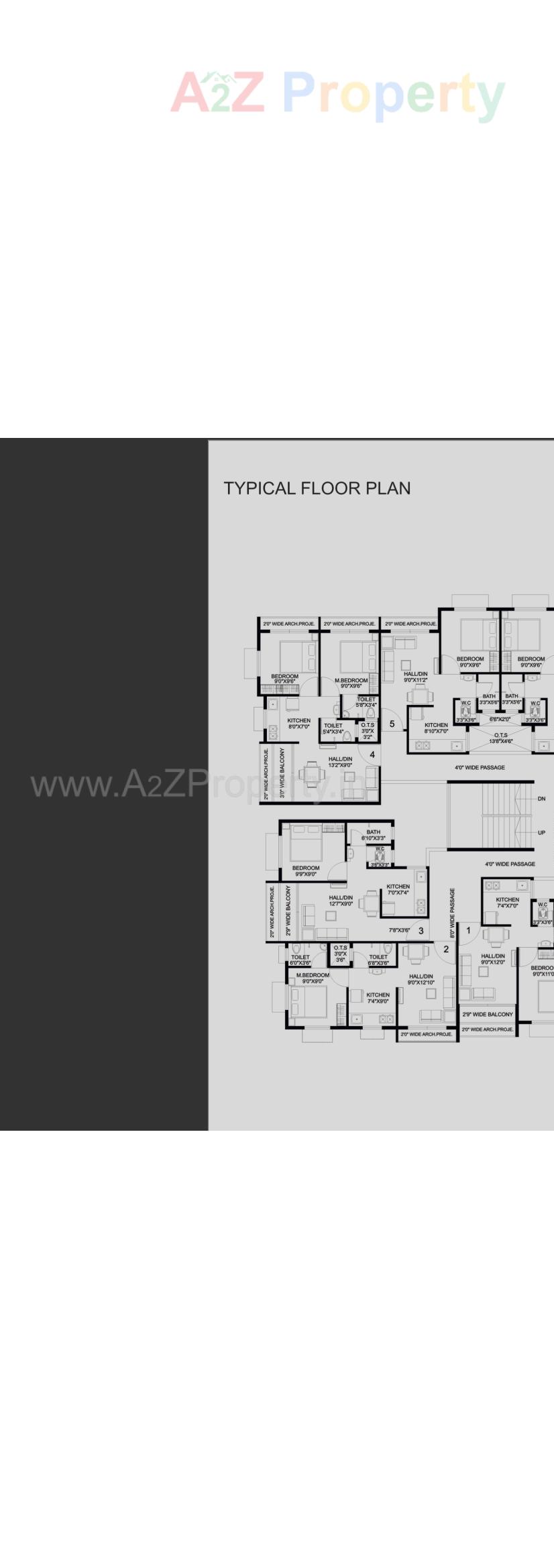 Layout of real estate project Sasa Saanvi located at Valsad, Valsad, Gujarat