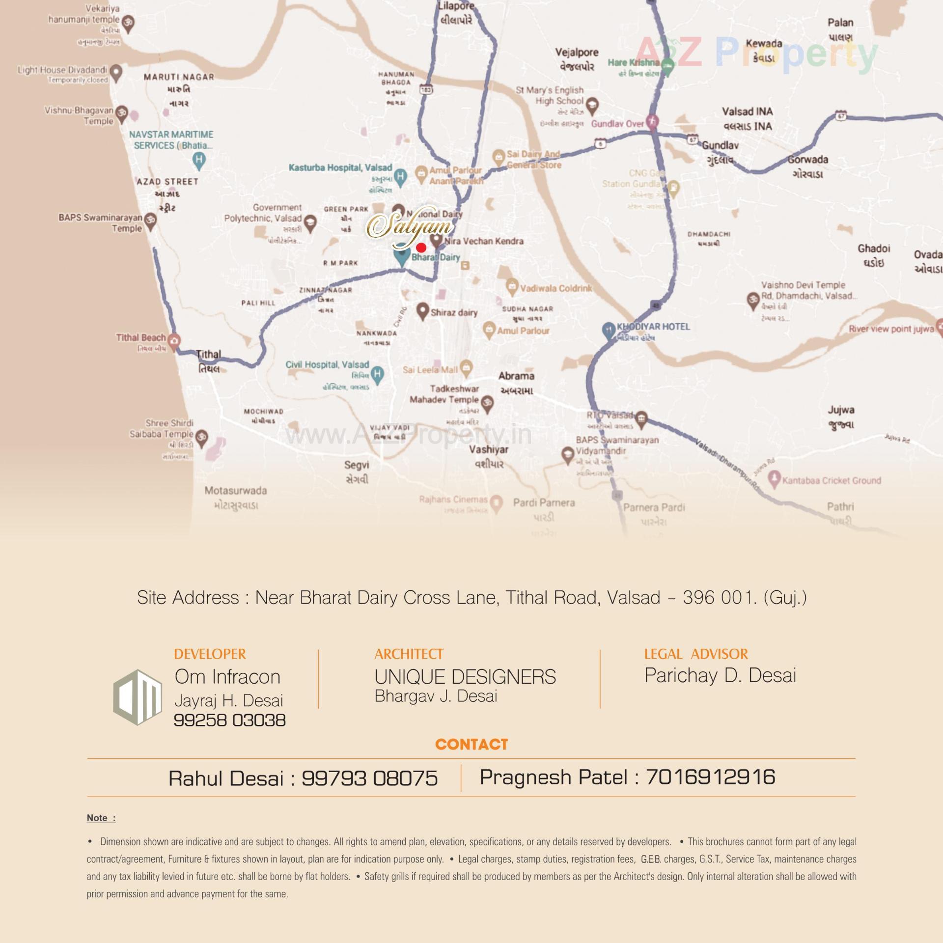  of real estate project Satyam Apartment located at Valsad, Valsad, Gujarat