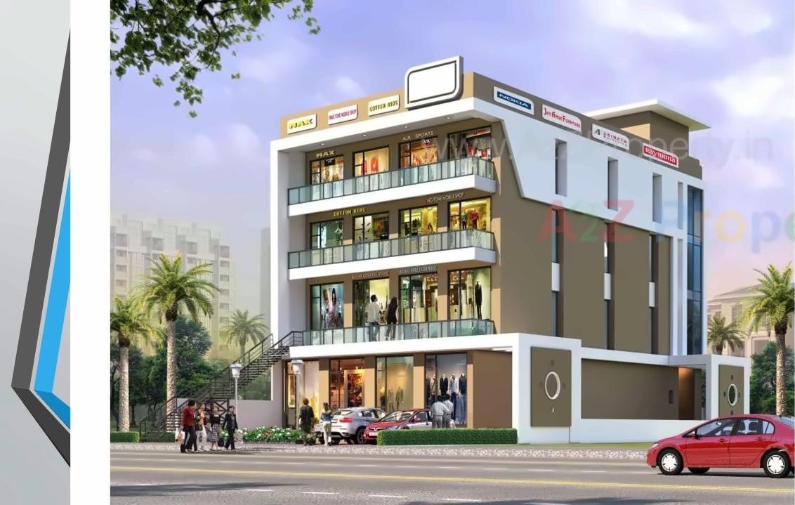 3D Elevation of real estate project Satyu Arcade located at Vapi, Valsad, Gujarat