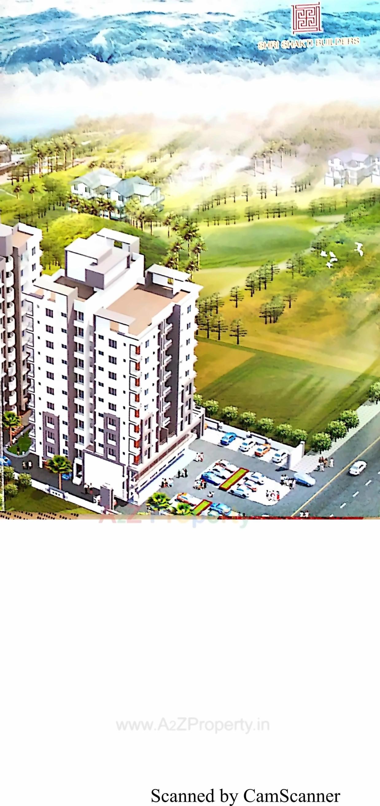 3D Elevation of real estate project Sea Woods Residency located at Umargam, Valsad, Gujarat