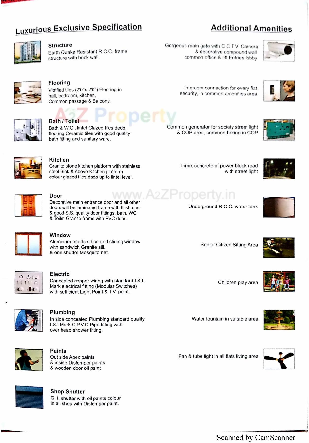  of real estate project Sea Woods Residency located at Umargam, Valsad, Gujarat