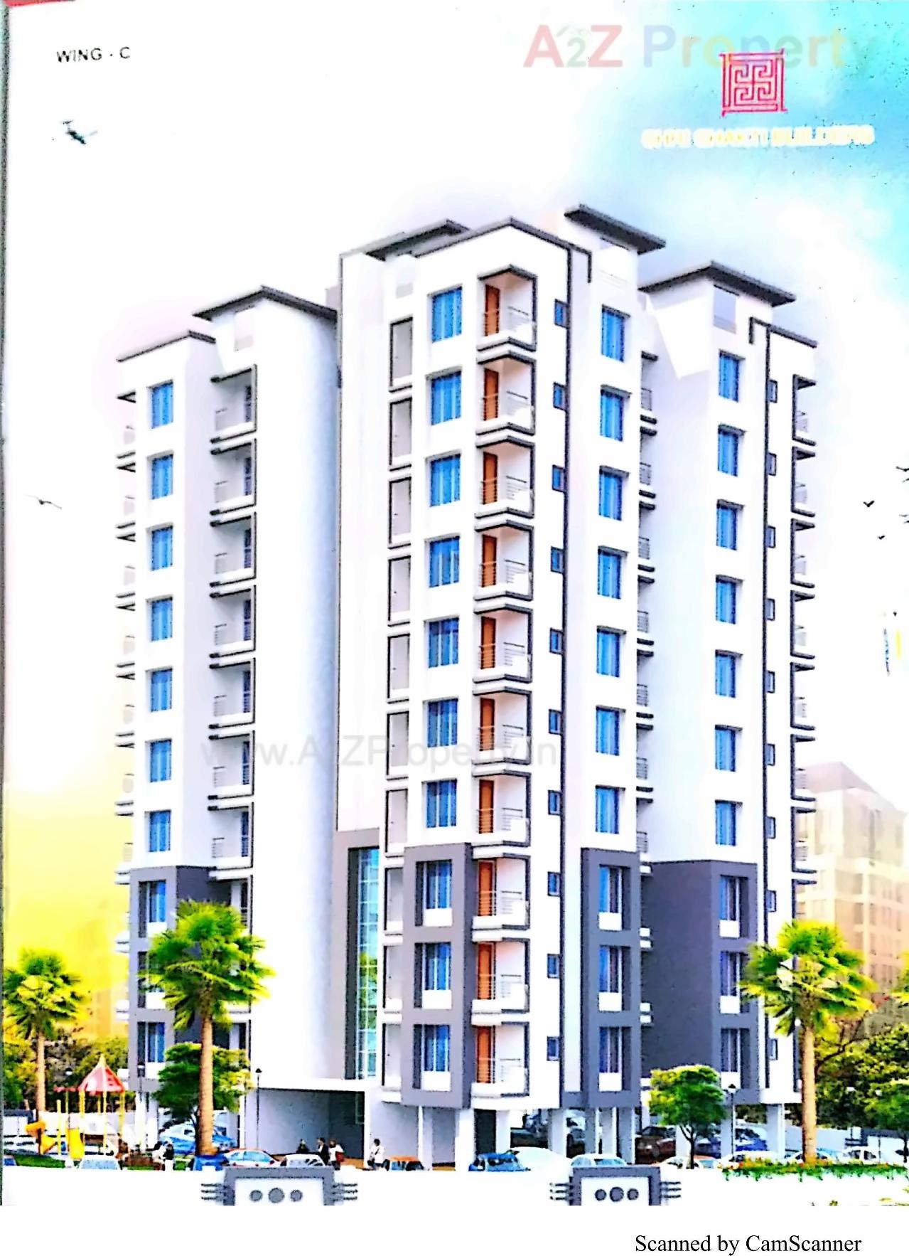 3D Elevation of real estate project Sea Woods Residency located at Umargam, Valsad, Gujarat