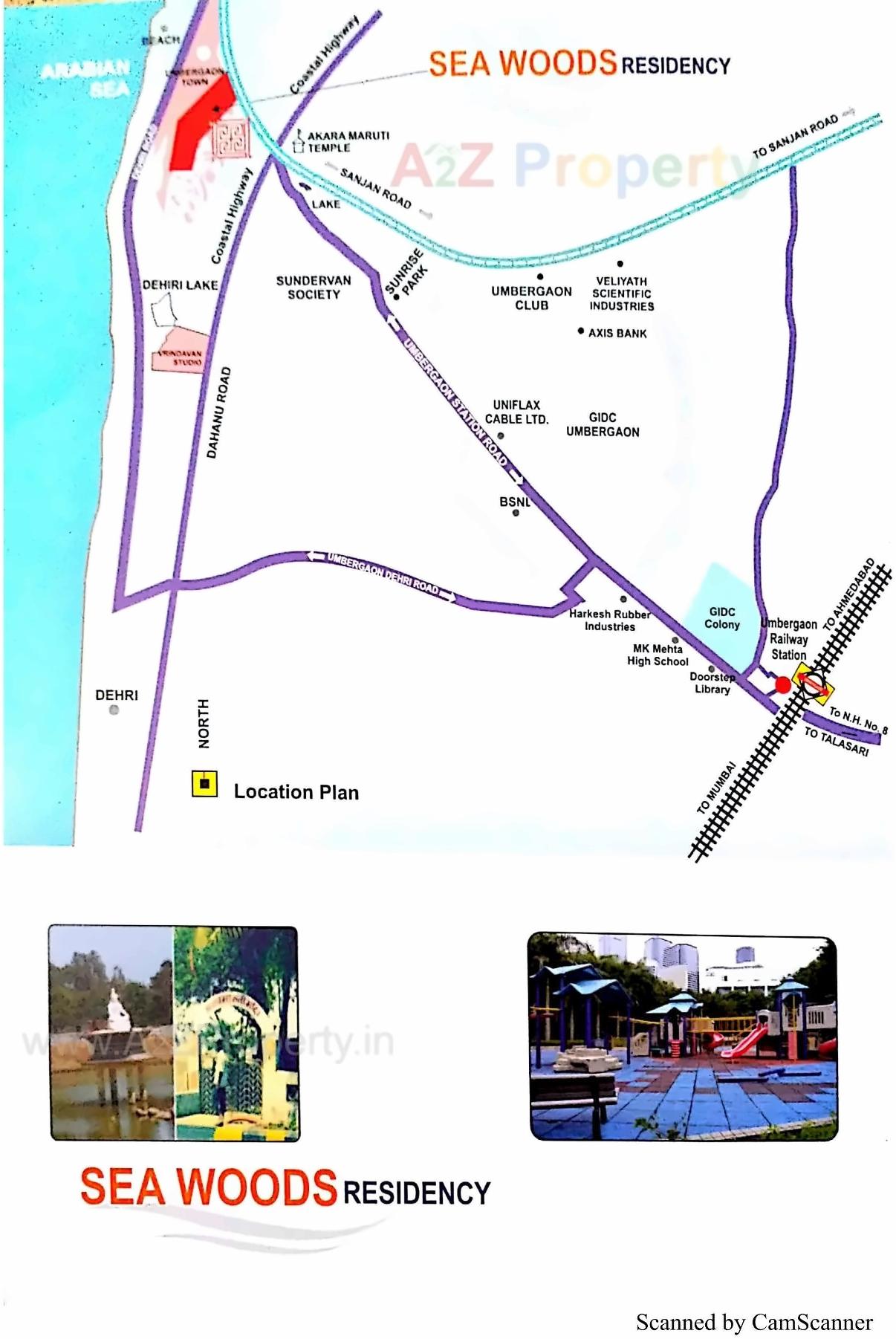  of real estate project Sea Woods Residency located at Umargam, Valsad, Gujarat