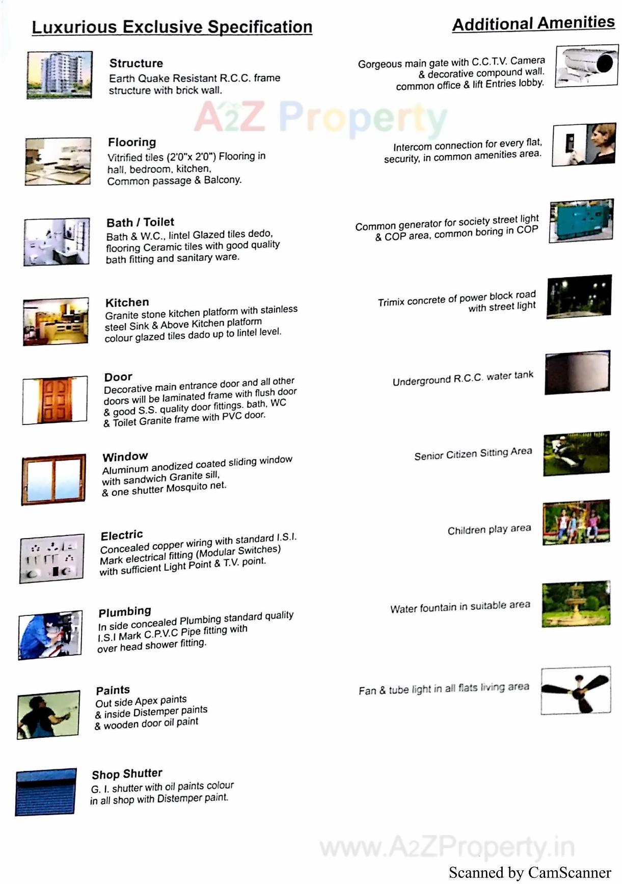  of real estate project Sea Woods Residency located at Umargam, Valsad, Gujarat