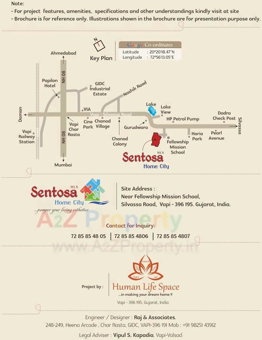  of real estate project Sentosa Home City located at Dungra, Valsad, Gujarat