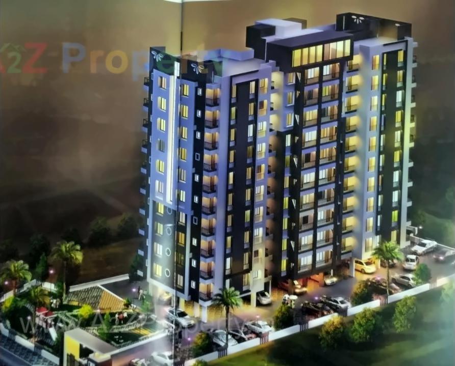3D Elevation of real estate project Setu Heights located at Abrama, Valsad, Gujarat