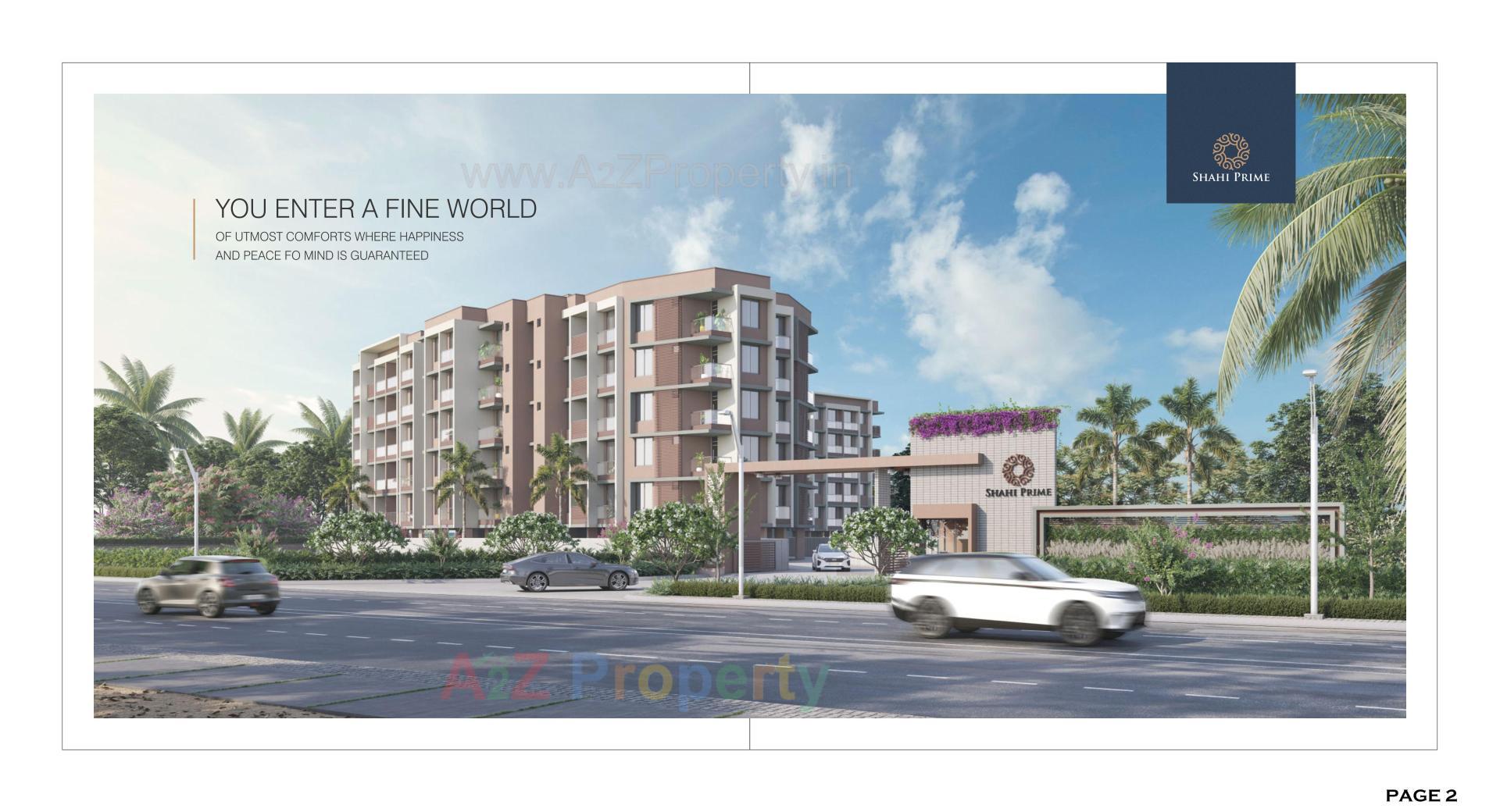 3D Elevation of real estate project Shahi Prime located at Vapi, Valsad, Gujarat
