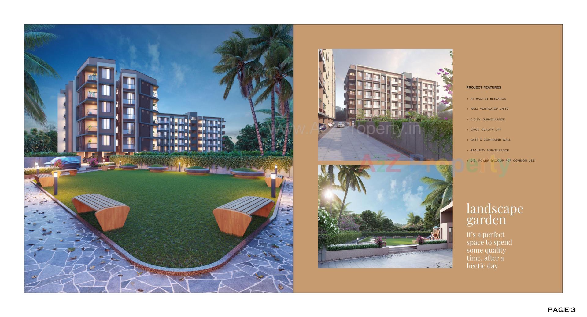 3D Elevation of real estate project Shahi Prime located at Vapi, Valsad, Gujarat