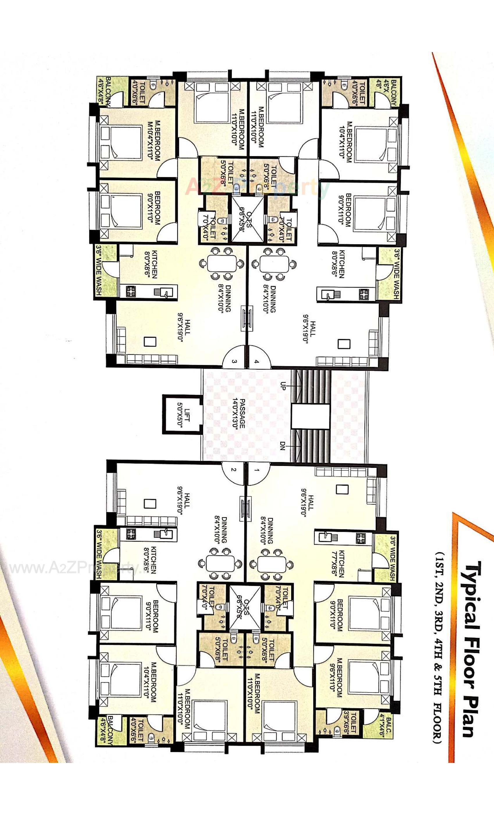 Layout of real estate project Shanti Complex located at Dungra, Valsad, Gujarat