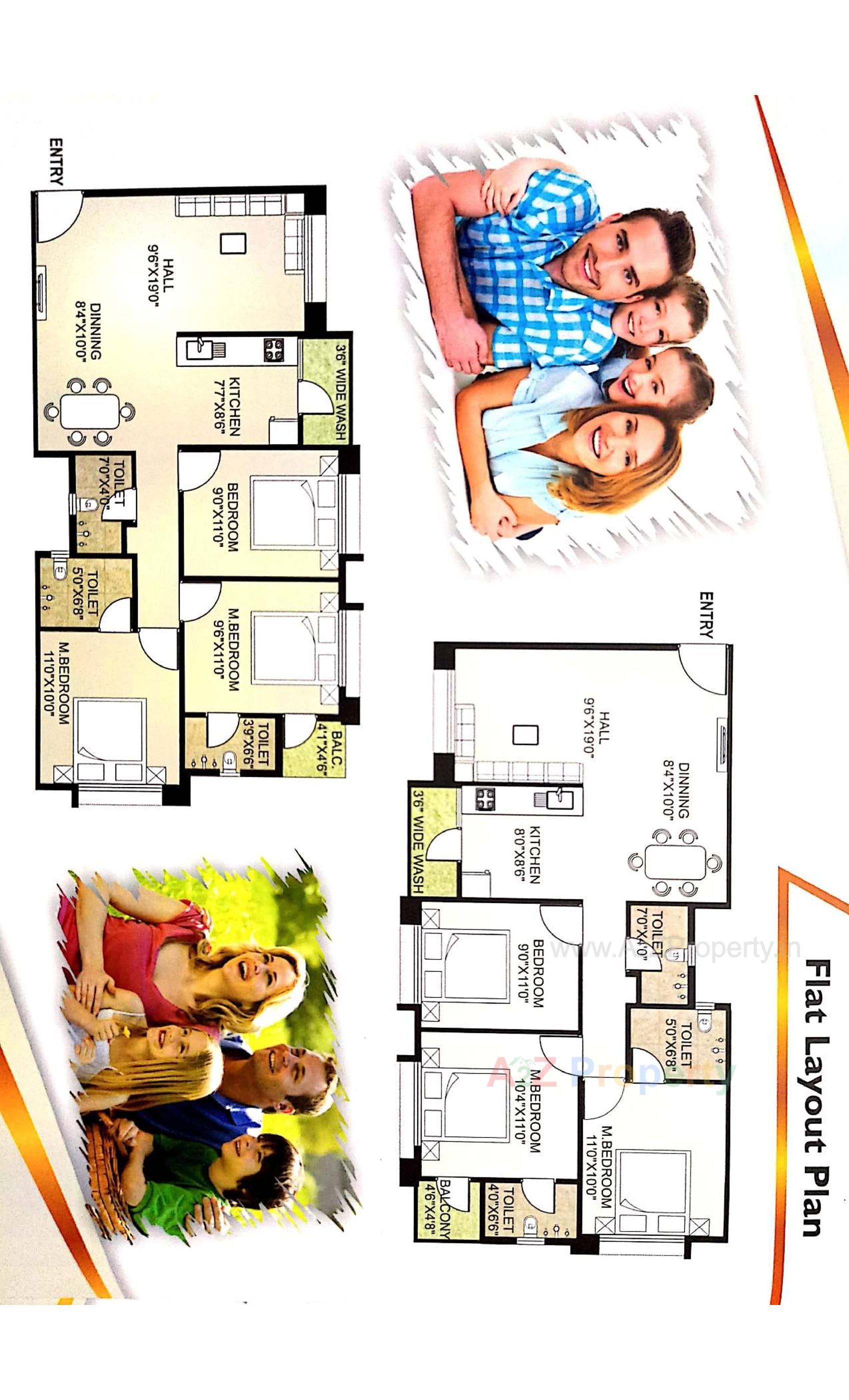 Layout of real estate project Shanti Complex located at Dungra, Valsad, Gujarat