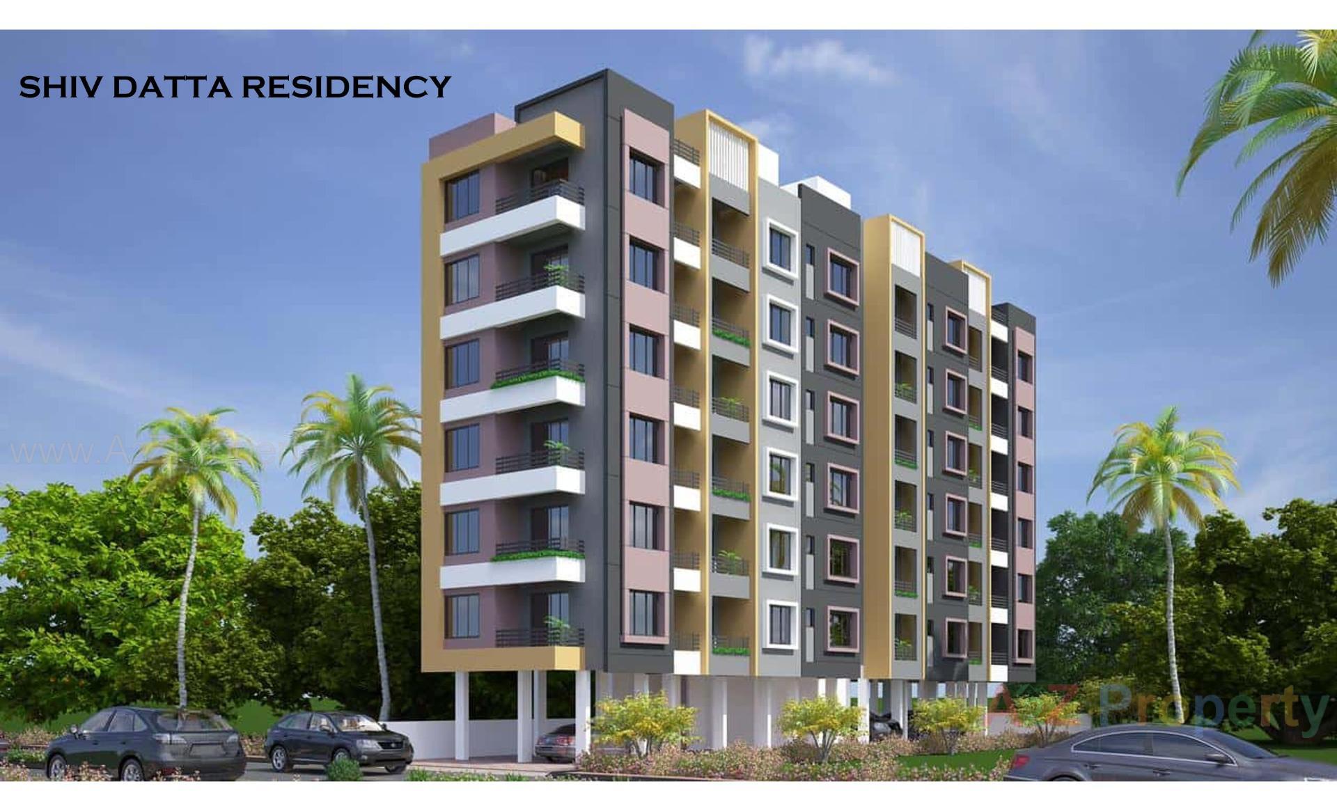 3D Elevation of real estate project Shiv Datta Residency located at Umbergam, Valsad, Gujarat