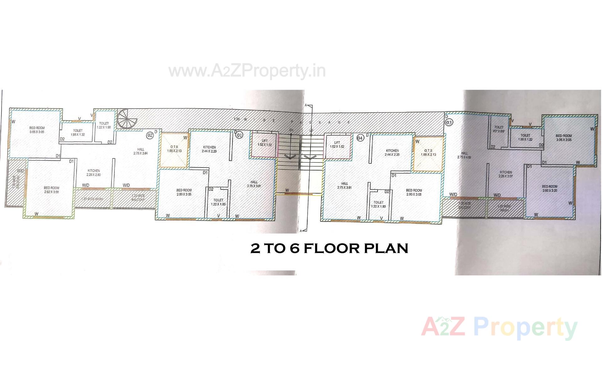 Layout of real estate project Shiv Datta Residency located at Umbergam, Valsad, Gujarat