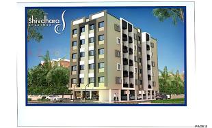 Elevation of real estate project Shiv Dhara Apartment located at Chala, Valsad, Gujarat