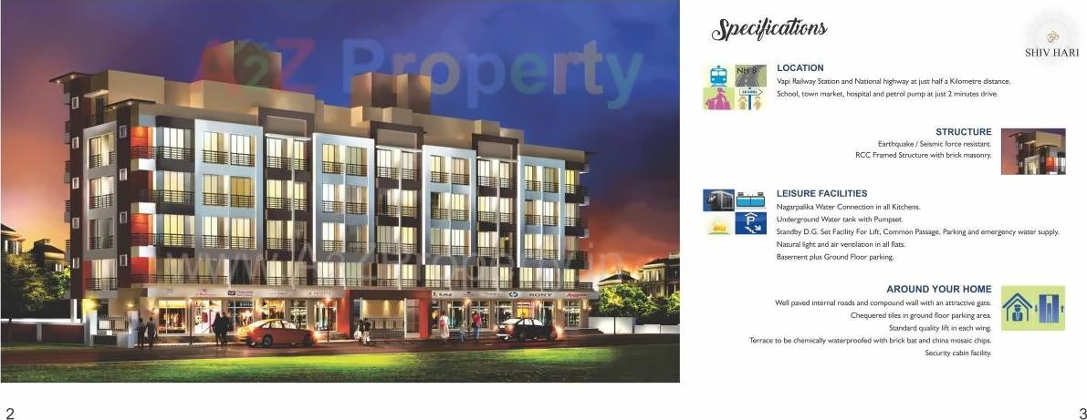  of real estate project Shiv Hari Residency located at Vapi, Valsad, Gujarat