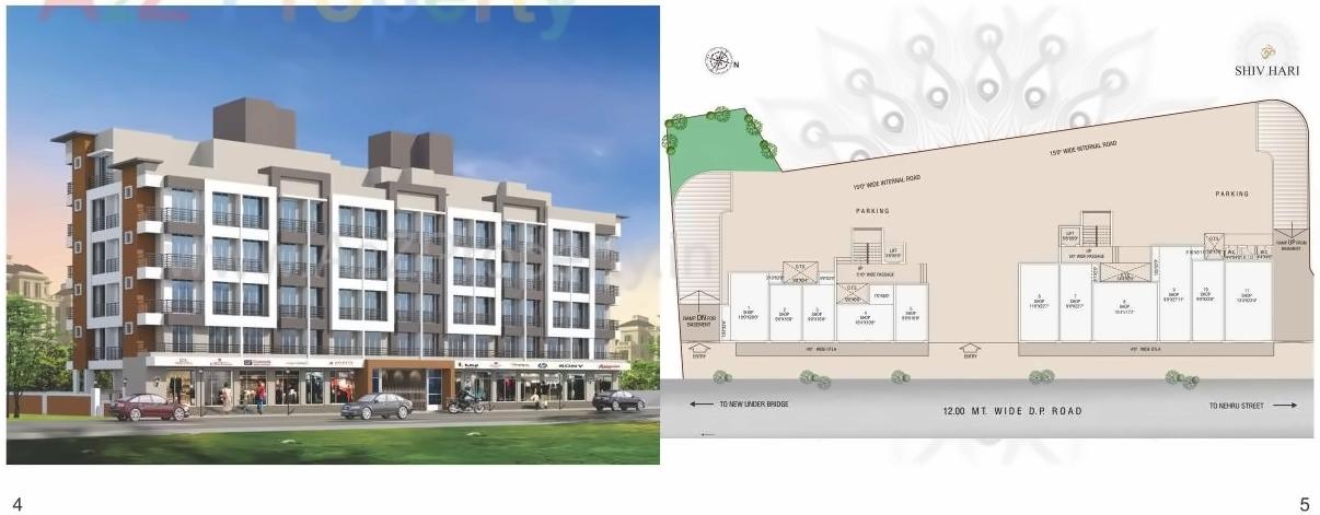 Layout of real estate project Shiv Hari Residency located at Vapi, Valsad, Gujarat