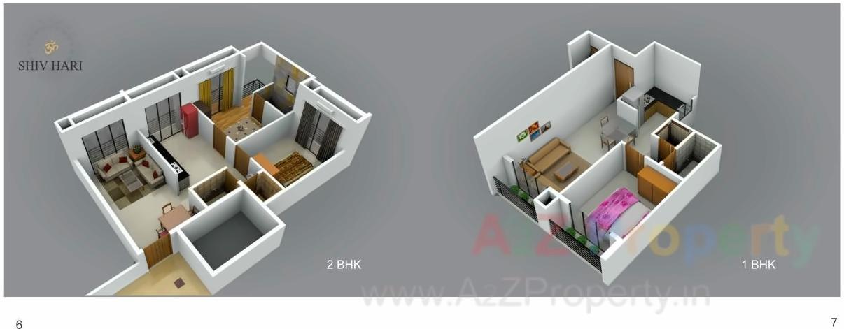 Layout of real estate project Shiv Hari Residency located at Vapi, Valsad, Gujarat