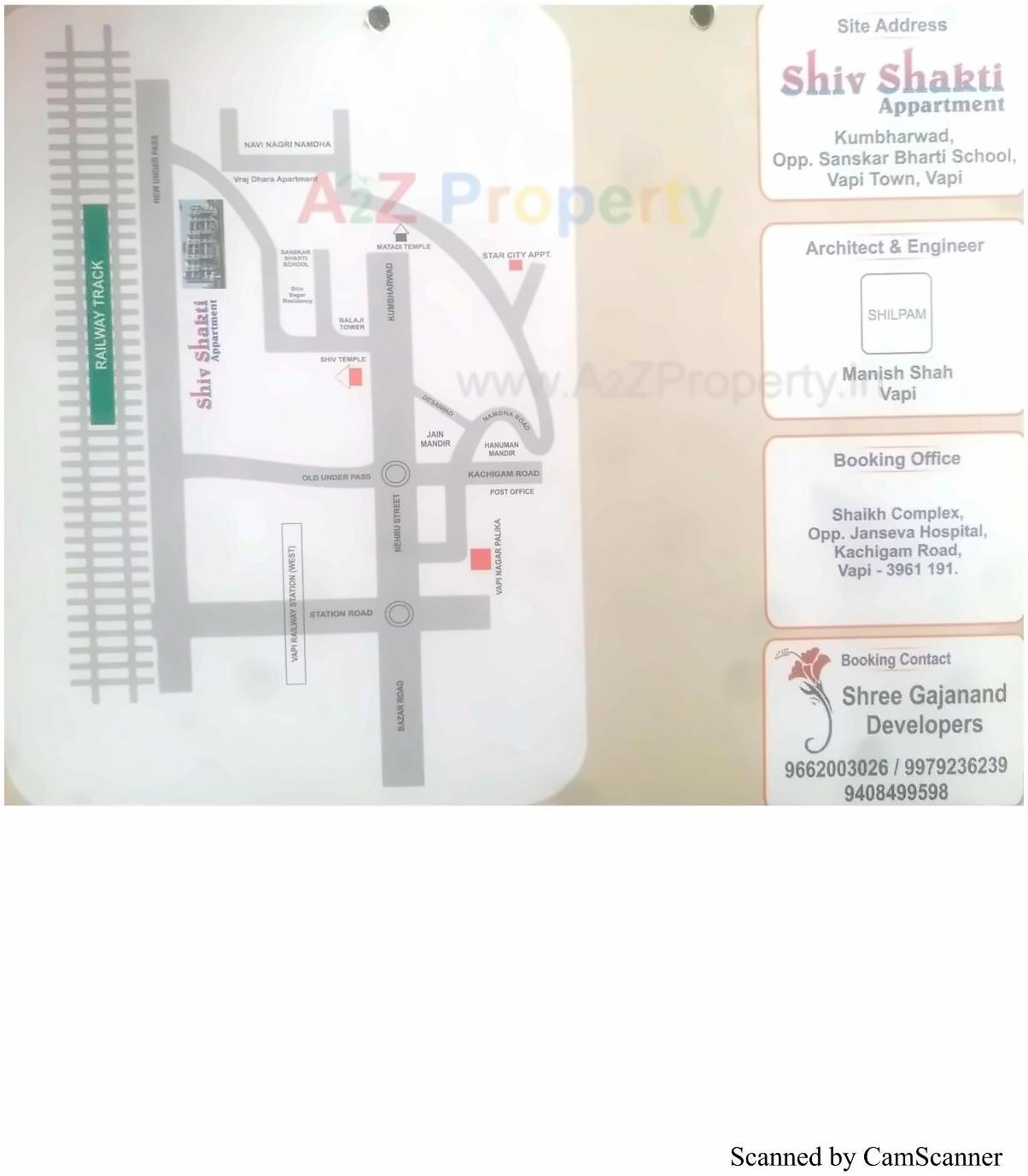  of real estate project Shiv Shakti Appartment located at Vaapi, Valsad, Gujarat