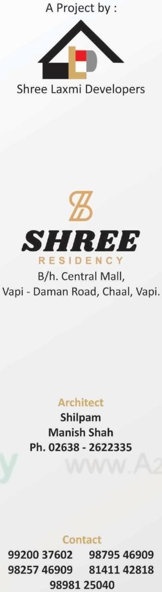  of real estate project Shree Residency located at Valsad, Valsad, Gujarat