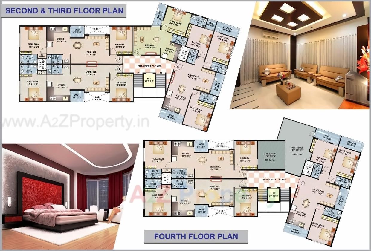 Layout of real estate project Shree Sai Palace located at Umargam, Valsad, Gujarat