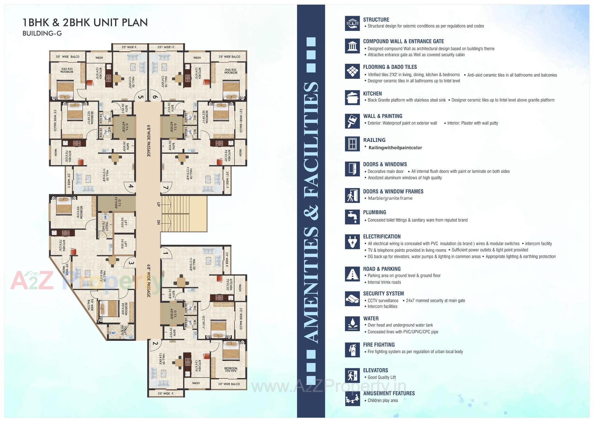 Layout of real estate project Shree Siddhivinayak Residency located at Chala, Valsad, Gujarat