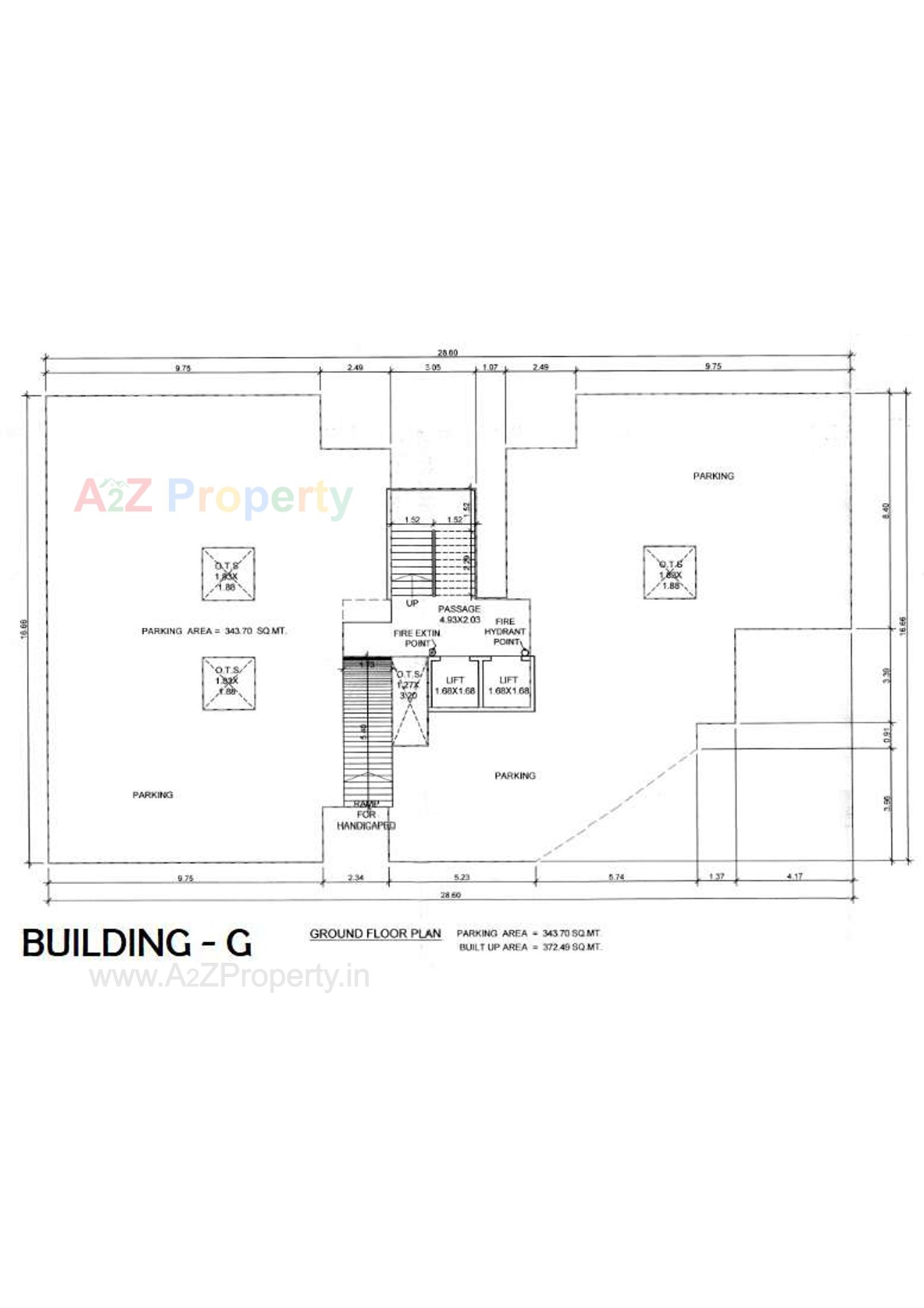 Layout of real estate project Shree Siddhivinayak Residency located at Chala, Valsad, Gujarat