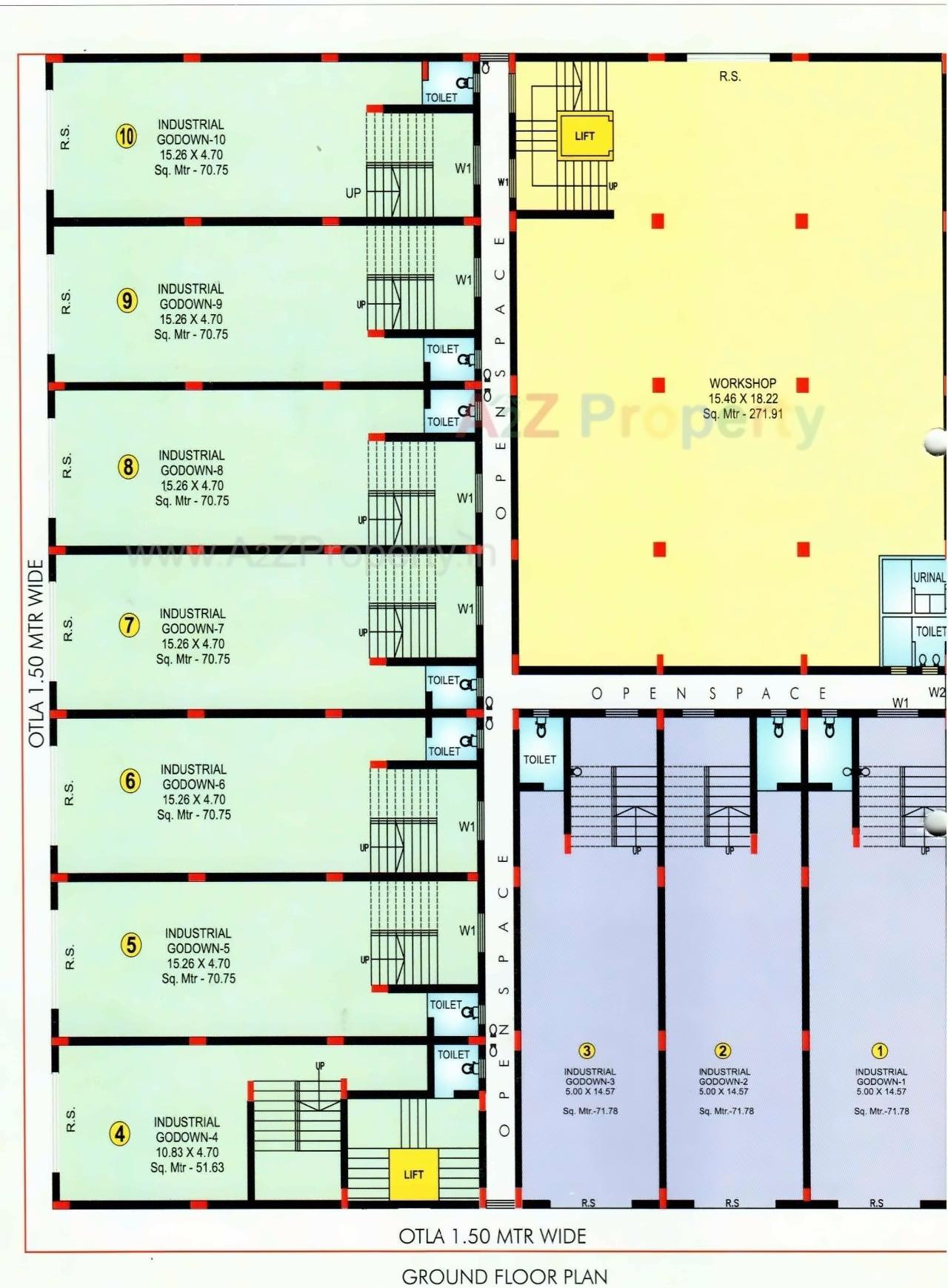  of real estate project Shreeji Industrial Estate located at Dungra, Valsad, Gujarat