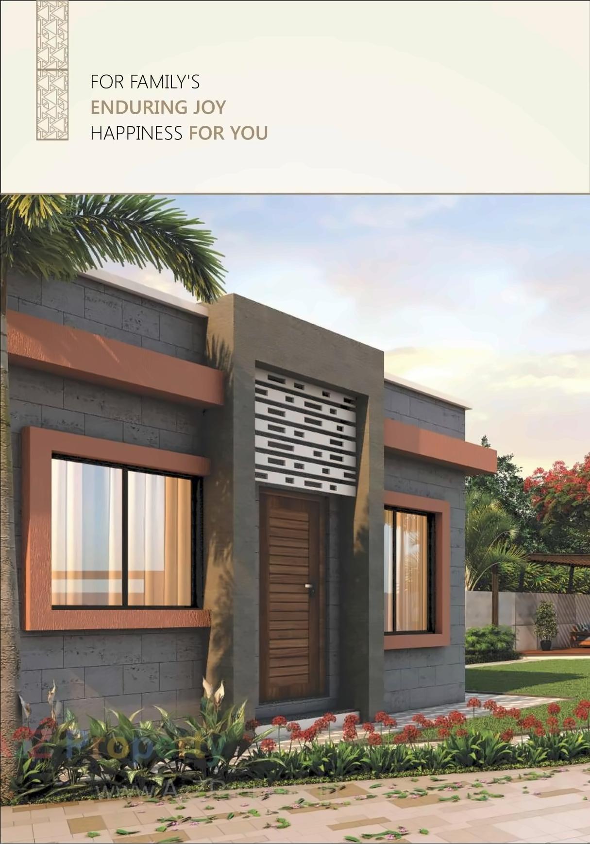 3D Elevation of real estate project Shyamal Heights located at Abrama, Valsad, Gujarat