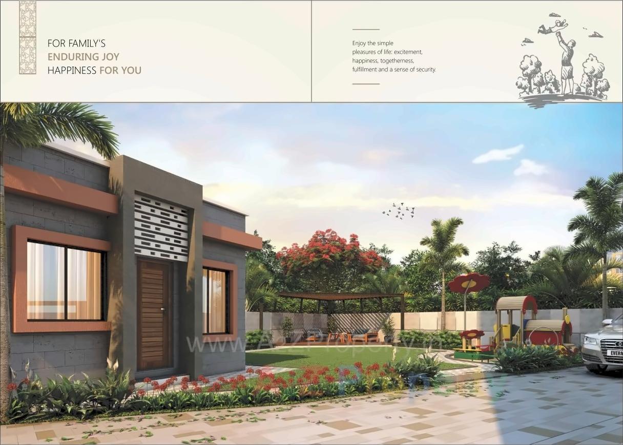 3D Elevation of real estate project Shyamal Heights located at Abrama, Valsad, Gujarat