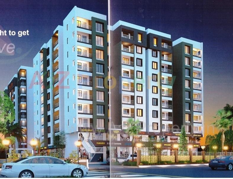 3D Elevation of real estate project Siddhivinayak Residency located at Umargam, Valsad, Gujarat